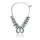 Squash Blossom .925 Sterling Silver Handmade Navajo Native American Natural Turquoise Necklace 35104 Squash Blossom .925 Sterling Silver Handmade Navajo Native American Natural Turquoise Necklace 35104