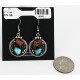 Certified Authentic Handmade Navajo .925 Sterling Silver Dangle Native American Earrings Natural Turquoise and Coral 18085 Certified Authentic Handmade Navajo .925 Sterling Silver Dangle Native American Earrings Natural Turquoise and Coral 18085