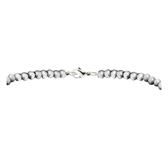 .925 Sterling Silver Navajo Native American Natural Turquoise Necklace 35154 .925 Sterling Silver Navajo Native American Natural Turquoise Necklace 35154