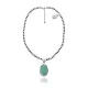 Leaf .925 Sterling Silver Navajo Native American Natural Turquoise Necklace & Pendant 35174 Leaf .925 Sterling Silver Navajo Native American Natural Turquoise Necklace & Pendant 35174