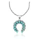 Squash Blossom .925 Sterling Silver Navajo Native American Natural Turquoise Necklace Pendant 35178 Squash Blossom .925 Sterling Silver Navajo Native American Natural Turquoise Necklace Pendant 35178