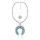 Squash Blossom .925 Sterling Silver Navajo Native American Natural Turquoise Necklace Pendant 35178 Squash Blossom .925 Sterling Silver Navajo Native American Natural Turquoise Necklace Pendant 35178