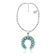 Squash Blossom .925 Sterling Silver Navajo Native American Natural Turquoise Necklace Pendant 35178 Squash Blossom .925 Sterling Silver Navajo Native American Natural Turquoise Necklace Pendant 35178