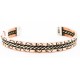 Handmade Bear Certified Authentic Navajo Pure Copper and Brass Native American Bracelet 12846-6