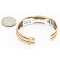Handmade Bear paw Certified Authentic Navajo Pure Copper and Brass Native American Bracelet 12845-5
