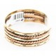 Handmade Bear paw Certified Authentic Navajo Pure Copper and Brass Native American Bracelet 12845-5 Handmade Bear paw Certified Authentic Navajo Pure Copper and Brass Native American Bracelet 12845-5
