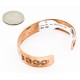 Handmade Feather Certified Authentic Navajo Pure .925 Sterling Silver and Copper Native American Bracelet 12770-00