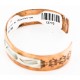 Handmade Feather Certified Authentic Navajo Pure .925 Sterling Silver and Copper Native American Bracelet 12770-00