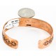 Handmade Feather Certified Authentic Navajo Pure .925 Sterling Silver and Copper Native American Bracelet 12770-00