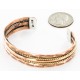Handmade Sun Certified Authentic Navajo Pure Copper and Brass Native American Bracelet 12845-2