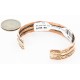 Handmade Sun Certified Authentic Navajo Pure Copper and Brass Native American Bracelet 12845-2
