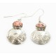 Rare $200 Vintage Style OLD INDIAN HEAD Certified Authentic Navajo .925 Sterling Silver Natural Spiny Oyster Hooks Native American Earrings 18077-5