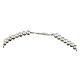 Squash Blossom .925 Sterling Silver Certified Authentic Navajo Native American Coral Necklace 35187