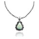 .925 Sterling Silver Certified Authentic Navajo Native American Natural Turquoise Necklace Pendant 35193 .925 Sterling Silver Certified Authentic Navajo Native American Natural Turquoise Necklace Pendant 35193
