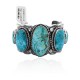 Swirl .925 Sterling Silver Certified Authentic Navajo Native American Natural Turquoise Cuff Bracelet 32102 Swirl .925 Sterling Silver Certified Authentic Navajo Native American Natural Turquoise Cuff Bracelet 32102