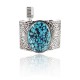 Sun .925 Sterling Silver Certified Authentic Navajo Native American Natural Turquoise Cuff Bracelet 32110 Sun .925 Sterling Silver Certified Authentic Navajo Native American Natural Turquoise Cuff Bracelet 32110