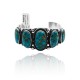 Large .925 Sterling Silver Certified Authentic Navajo Native American Natural Turquoise Cuff Bracelet 32111 Large .925 Sterling Silver Certified Authentic Navajo Native American Natural Turquoise Cuff Bracelet 32111