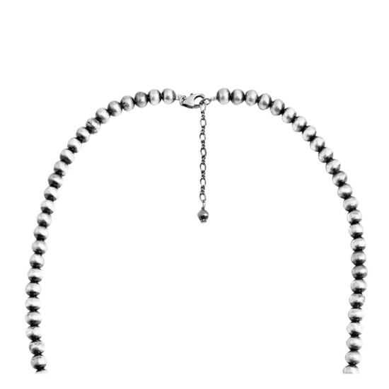 Squash Blossom .925 Sterling Silver Certified Authentic Navajo Native American Lapis Spiny Oyster Necklace 35200