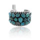 Huge .925 Sterling Silver Certified Authentic Navajo Native American Natural Turquoise Cuff Bracelet 32112 Huge .925 Sterling Silver Certified Authentic Navajo Native American Natural Turquoise Cuff Bracelet 32112