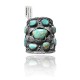 Huge .925 Sterling Silver Certified Authentic Navajo Native American Natural Turquoise Cuff Bracelet 32114 Huge .925 Sterling Silver Certified Authentic Navajo Native American Natural Turquoise Cuff Bracelet 32114
