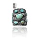 Huge .925 Sterling Silver Certified Authentic Navajo Native American Natural Turquoise Cuff Bracelet 32114 Huge .925 Sterling Silver Certified Authentic Navajo Native American Natural Turquoise Cuff Bracelet 32114