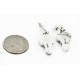 Certified Authentic Handmade Navajo .925 Sterling Silver Natural Sugilite Native American Stud Earrings 27163-2