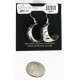 Certified Authentic Handmade Navajo .925 Sterling Silver Dangle Native American Earrings 18034