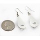 Certified Authentic Handmade Navajo .925 Sterling Silver Dangle Native American Earrings Natural Lapis 18046