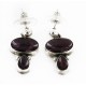 Certified Authentic Handmade Navajo .925 Sterling Silver Natural Sugilite Native American Stud Earrings 27163-2