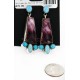 Certified Authentic Handmade Signed Navajo .925 Sterling Silver Native American Earrings Natural Turquoise Spiny Oyster Dangle Earrings 17901 Certified Authentic Handmade Signed Navajo .925 Sterling Silver Native American Earrings Natural Turquoise Spiny Oyster Dangle Earrings 17901