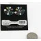 Handmade Petit Point Zuni .925 Sterling Silver Natural Multicolor Stud Native American Earrings 27127-0 Handmade Petit Point Zuni .925 Sterling Silver Natural Multicolor Stud Native American Earrings 27127-0