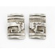 Rare Certified Authentic Handmade Navajo .925 Sterling Silver Clip Native American Earrings 1 17938-1