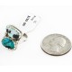 .925 Sterling Silver Handmade Certified Authentic Navajo Natural  Turquoise Native American Ring  16982-3