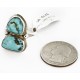 .925 Sterling Silver Handmade Certified Authentic Navajo Natural Turquoise Native American Ring 16903-2 .925 Sterling Silver Handmade Certified Authentic Navajo Natural Turquoise Native American Ring 16903-2