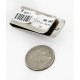 Handmade Certified Authentic Navajo Nickel and .925 Sterling Silver Natural Turquoise Native American Money Clip 11238-6