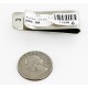 Handmade Certified Authentic Navajo Nickel and .925 Sterling Silver Natural Turquoise Native American Money Clip 11238-6