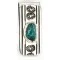 Handmade Navajo Nickel and .925 Sterling Silver Natural Turquoise Native American Money Clip 11238-9 Handmade Navajo Nickel and .925 Sterling Silver Natural Turquoise Native American Money Clip 11238-9