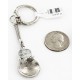 Vintage Style OLD Buffalo Coin Certified Authentic Navajo .925 Sterling Silver Natural Turquoise Native American Keychain 1 10336-1 Vintage Style OLD Buffalo Coin Certified Authentic Navajo .925 Sterling Silver Natural Turquoise Native American Keychain 1 10336-1