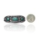 Beveled Edge .925 Sterling Silver Certified Authentic Navajo Native American Natural Turquoise Cuff Bracelet 32128 Beveled Edge .925 Sterling Silver Certified Authentic Navajo Native American Natural Turquoise Cuff Bracelet 32128