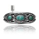 Beveled Edge .925 Sterling Silver Certified Authentic Navajo Native American Natural Turquoise Cuff Bracelet 32128 Beveled Edge .925 Sterling Silver Certified Authentic Navajo Native American Natural Turquoise Cuff Bracelet 32128