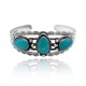 3 Stone Sun Design .925 Sterling Silver Certified Authentic Navajo Native American Natural Turquoise Cuff Bracelet 32136 3 Stone Sun Design .925 Sterling Silver Certified Authentic Navajo Native American Natural Turquoise Cuff Bracelet 32136
