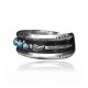 Beveled Edge .925 Sterling Silver Certified Authentic Navajo Native American Natural Turquoise Wave Cuff Bracelet 32139 Beveled Edge .925 Sterling Silver Certified Authentic Navajo Native American Natural Turquoise Wave Cuff Bracelet 32139