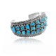 Traditional Multi Stone .925 Sterling Silver Certified Authentic Navajo Native American Natural Turquoise Cuff Bracelet 32142 Traditional Multi Stone .925 Sterling Silver Certified Authentic Navajo Native American Natural Turquoise Cuff Bracelet 32142