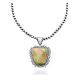 Navajo Pearl Design .925 Sterling Silver Navajo Native American Natural Green Turquoise Necklace Chain Pendant 35220 Navajo Pearl Design .925 Sterling Silver Navajo Native American Natural Green Turquoise Necklace Chain Pendant 35220