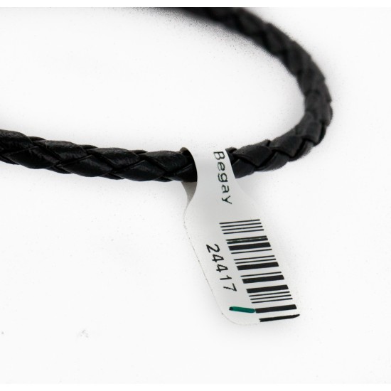 .925 Sterling Silver Leather Handmade Wolf Certified Authentic Navajo Native American Bolo Tie 24417-1 .925 Sterling Silver Leather Handmade Wolf Certified Authentic Navajo Native American Bolo Tie 24417-1