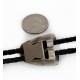 Handmade Certified Authentic Horse Leather Navajo .925 Sterling Silver Natural Turquoise Native American Bolo Tie  24417-3