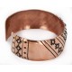 Handmade Certified Authentic Navajo .925 Sterling Silver and Pure Copper Native American Bracelet 24440-3