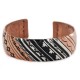 Handmade Certified Authentic Navajo .925 Sterling Silver and Pure Copper Native American Bracelet 24440-3