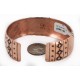 Handmade Certified Authentic Navajo .925 Sterling Silver and Pure Copper Native American Bracelet 24440-3