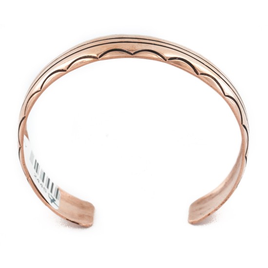Handmade Certified Authentic Navajo Pure Copper Native American Bracelet 2 24451-7 Handmade Certified Authentic Navajo Pure Copper Native American Bracelet 2 24451-7